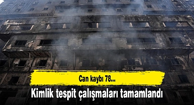 Kimlik tespit çalışmaları tamamlandı: Can kaybı 78