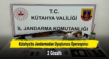 Kütahya'da Jandarmadan Uyuşturucu Operasyonu: 2 Gözaltı