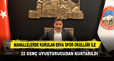 Mahallelerde Kurulan ERVA Spor Okulları İle 22 Genç Uyuşturucudan Kurtarıldı