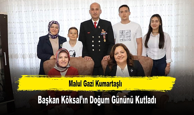 Malul Gazi Kumartaşlı, Başkan Köksal'ın Doğum Gününü Kutladı