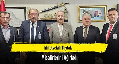 Milletvekili Taytak, Misafirlerini Ağırladı