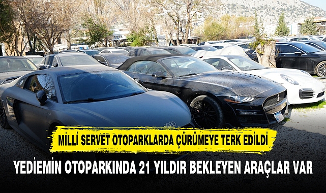 MİLLİ SERVET OTOPARKLARDA ÇÜRÜMEYE TERK EDİLDİ