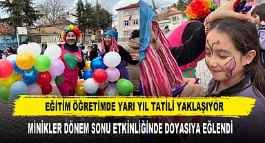 Minikler Dönem Sonu Etkinliğinde Doyasıya Eğlendi