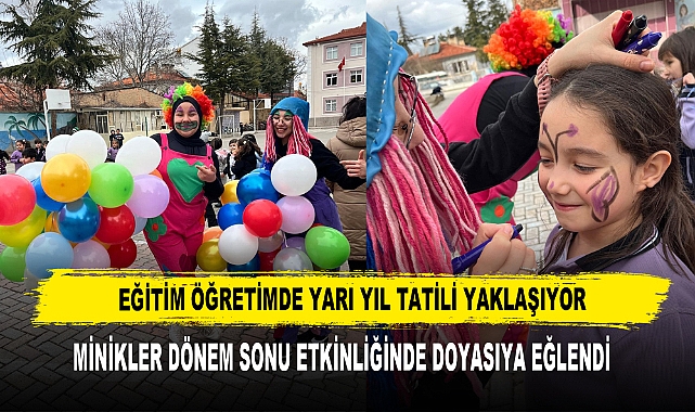 Minikler Dönem Sonu Etkinliğinde Doyasıya Eğlendi