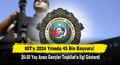 MİT'e 2024 Yılında 45 Bin Başvuru! 20 – 30 Yaş Arası Gençler Teşkilat’a İlgi Gösterdi