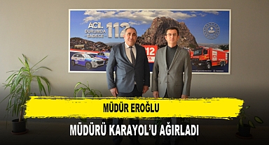 Müdür Eroğlu Müdürü Karayol’u Ağırladı