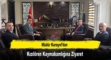 Müdür Karayol’dan, Kızılören Kaymakamlığına Ziyaret