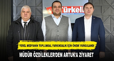 MÜDÜR ÖZDİLEKLER'DEN ARTUK'A ZİYARET