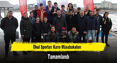 Okul Sporları Kano Müsabakaları Tamamlandı