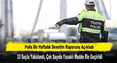 Polis Bir Haftalık Denetim Raporunu Açıkladı