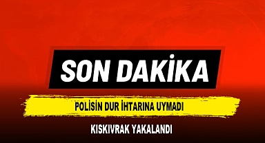 Polisin Dur İhtarına Uymadı Kıskıvrak Yakalandı