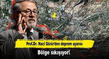 Prof.Dr. Naci Görür'den deprem uyarısı: Bölge sıkışıyor!
