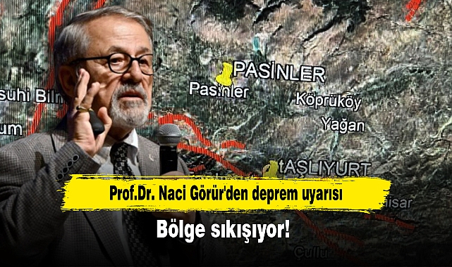 Prof.Dr. Naci Görür'den deprem uyarısı: Bölge sıkışıyor!