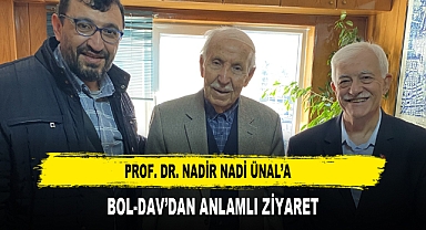Prof. Dr. Nadir Nadi Ünal’a Bol-Dav’dan Anlamlı Ziyaret