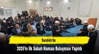 Sandıklı’da, 2025’in İlk Sabah Namazı Buluşması Yapıldı