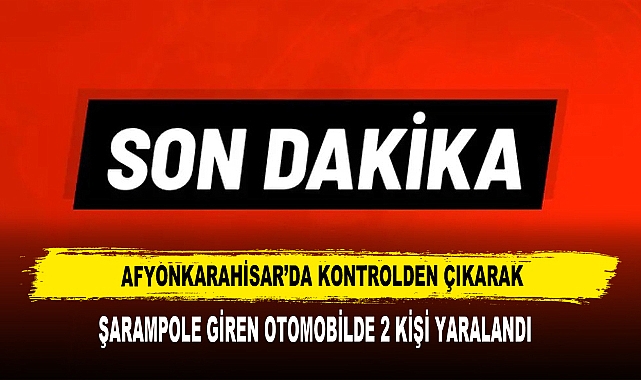 Şarampole Giren Otomobilde 2 Kişi Yaralandı