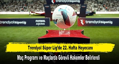 Trendyol Süper Lig’de 22. Hafta Heyecanı