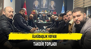 Ülküdaşlık Vefası Takdir Topladı