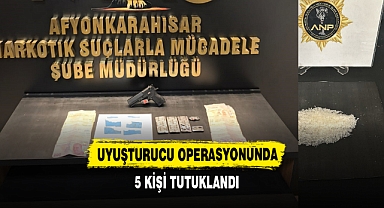 Uyuşturucu Operasyonunda 5 Kişi Tutuklandı