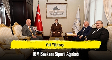 Vali Yiğitbaşı, İGM Başkanı Siper’i Ağırladı