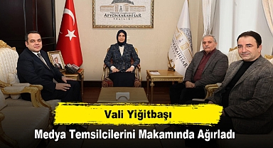 Vali Yiğitbaşı, Medya Temsilcilerini Makamında Ağırladı