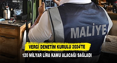 Vergi Denetim Kurulu 2024'te 120 Milyar Lira Kamu Alacağı Sağladı
