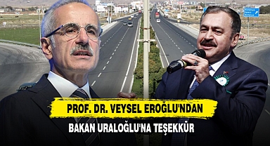 Veysel Eroğlu'ndan Bakan Uraloğlu'na Teşekkür