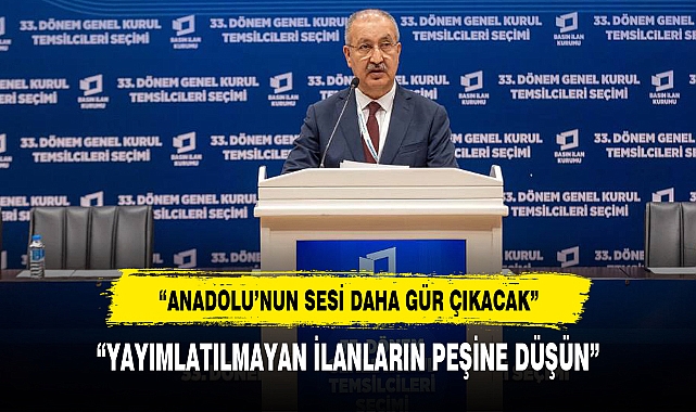 "YAYIMLATILMAYAN İLANLARIN PEŞİNE DÜŞÜN"