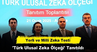Yerli ve Milli Zeka Testi 'Türk Ulusal Zeka Ölçeği' Tanıtıldı