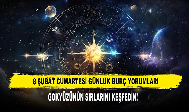 8 ŞUBAT CUMARTESİ GÜNLÜK BURÇ YORUMLARI