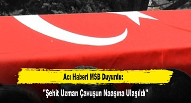 Acı Haberi MSB Duyurdu: