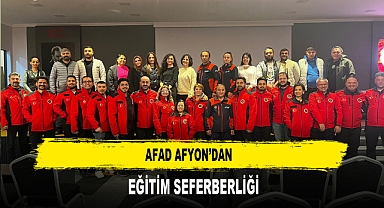 AFAD AFYON’DAN EĞİTİM SEFERBERLİĞİ