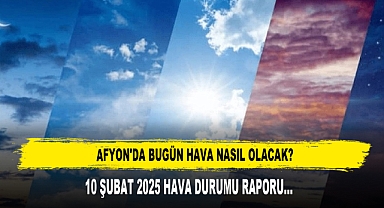 AFYON'DA BUGÜN HAVA NASIL OLACAK?