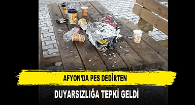 AFYON’DA PES DEDİRTEN DUYARSIZLIĞA TEPKİ GELDİ