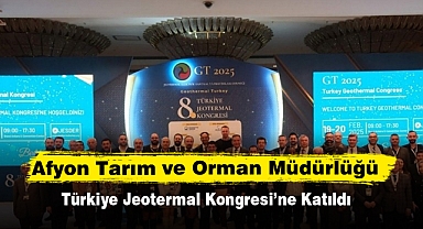 Afyon Ekibi Türkiye Jeotermal Kongresi’ne Katıldı