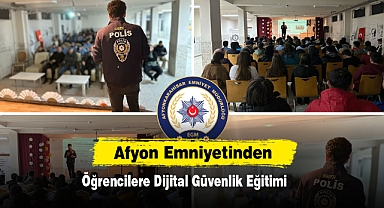 Afyon Emniyetinden Öğrencilere Dijital Güvenlik Eğitimi