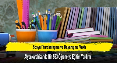 Afyonkarahisar'da Bin 593 Öğrenciye Eğitim Yardımı