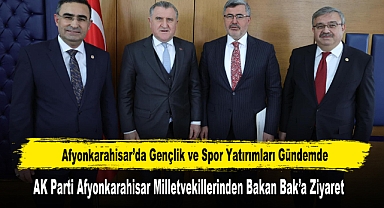 Afyonkarahisar’da Gençlik ve Spor Yatırımları Gündemde