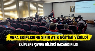 Afyonkarahisar’da Vefa Ekiplerine Sıfır Atık Eğitimi Verildi