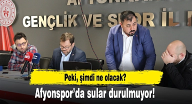 Afyonspor’da sular durulmuyor...Peki, şimdi ne olacak?
