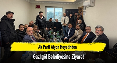 Ak Parti Afyon Heyetinden, Gazlıgöl Belediyesine Ziyaret