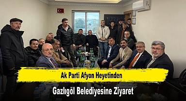 Ak Parti Afyon Heyetinden, Gazlıgöl Belediyesine Ziyaret