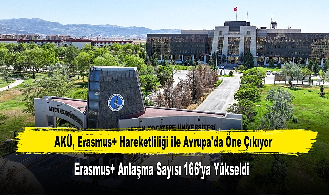 AKÜ, Erasmus+ Hareketliliği ile Avrupa'da Öne Çıkıyor  