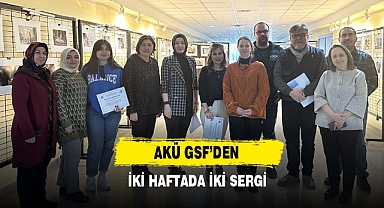 AKÜ GSF’den İki Haftada İki Sergi