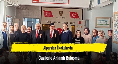 Alparslan İlkokulunda, Gazilerle Anlamlı Buluşma