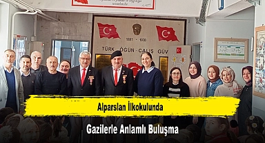 Alparslan İlkokulunda, Gazilerle Anlamlı Buluşma
