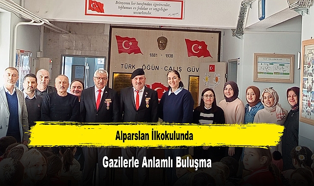 Alparslan İlkokulunda, Gazilerle Anlamlı Buluşma
