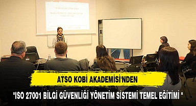 ATSO KOBİ AKADEMİSİ'NDEN