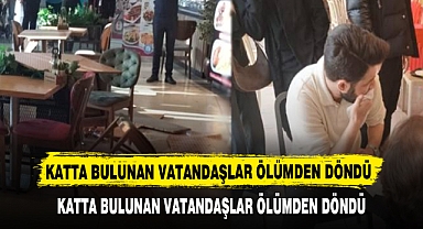 AVM’NİN RESTORAN KATINDA TAVAN ÇÖKTÜ