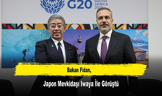 Bakan Fidan, Japon Mevkidaşı Iwaya İle Görüştü